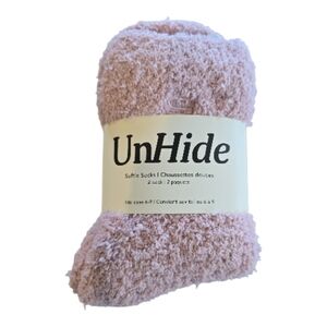 Unhide Softie Sock Bundle Set of 2 NWT Fits Size 5-9